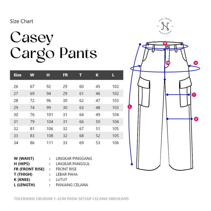 Nikijeans Casey Cargo Pants Sage