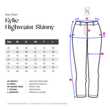 Nikijeans Kylie Slit Ankle Cropped Highwaist Skinny