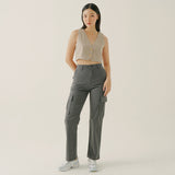 Casey Cargo Pants Dark Grey