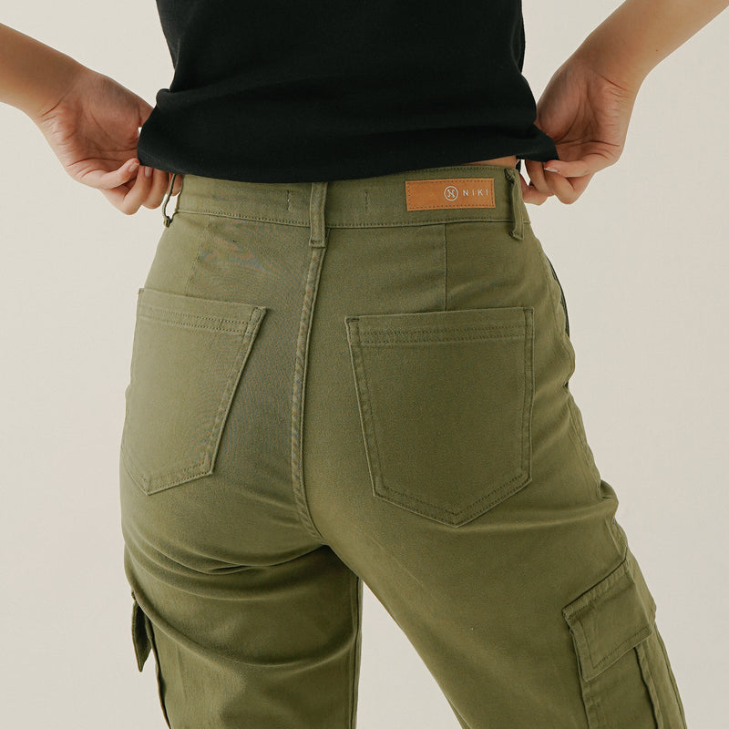 Casey Cargo Pants Olive