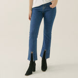 Jollie Bootcut Straight Jeans Dark Blue