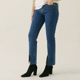 Jollie Bootcut Straight Jeans Dark Blue