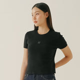 Ribbed Minimalist Shirt Black