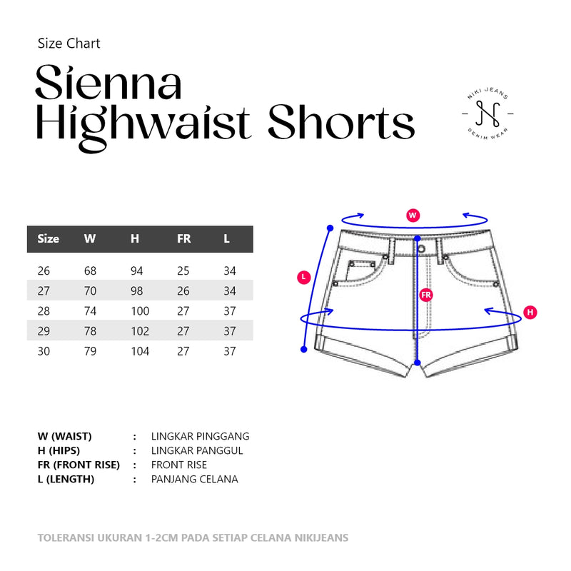 Sienna High Waist Shorts